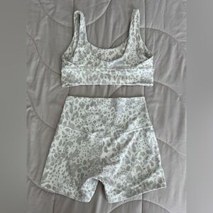 Lululemon Align Set (Cheetah Camo Antique White Multi)
